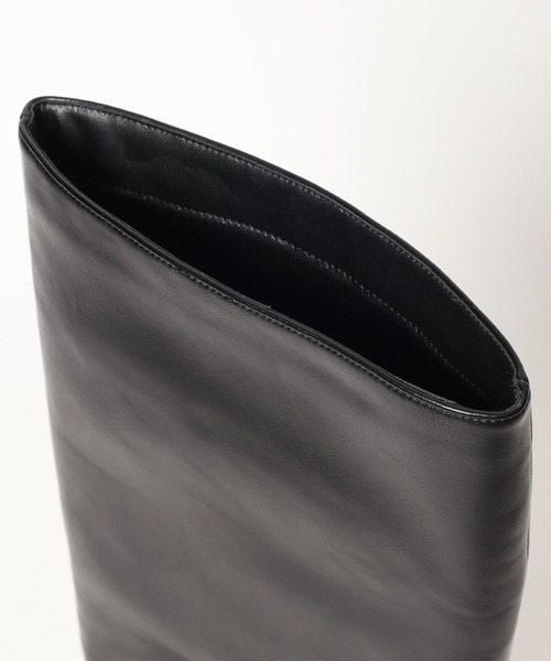 BAYFLOW（ベイフロー）の「[インヒールでスタイルアップ]ワイドシャフトロングブーツ（ブーツ・レディース・ブラック・LARGE/MEDIUM）」の9枚目の写真