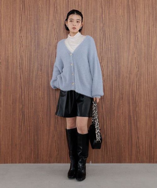 BAYFLOW（ベイフロー）の「[インヒールでスタイルアップ]ワイドシャフトロングブーツ（ブーツ・レディース・ブラック・LARGE/MEDIUM）」の13枚目の写真