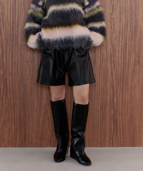 BAYFLOW（ベイフロー）の「[インヒールでスタイルアップ]ワイドシャフトロングブーツ（ブーツ・レディース・ブラック・LARGE/MEDIUM）」の16枚目の写真