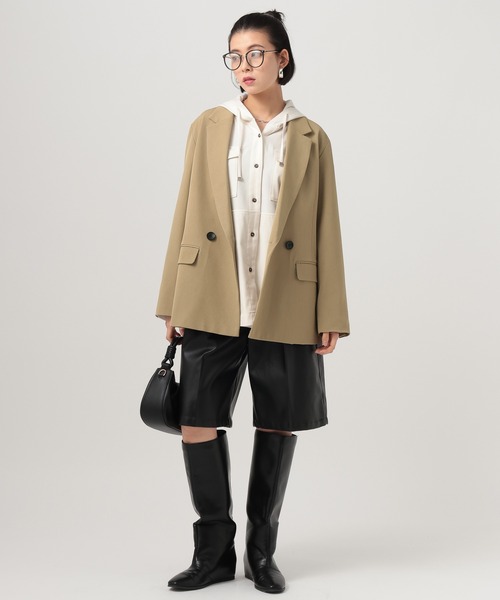 BAYFLOW（ベイフロー）の「[インヒールでスタイルアップ]ワイドシャフトロングブーツ（ブーツ・レディース・ブラック・LARGE/MEDIUM）」の22枚目の写真