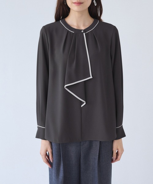 WEB限定】配色ボウタイ風ブラウス（シャツ/ブラウス）｜ROPE' PICNIC