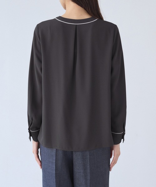 WEB限定】配色ボウタイ風ブラウス（シャツ/ブラウス）｜ROPE' PICNIC