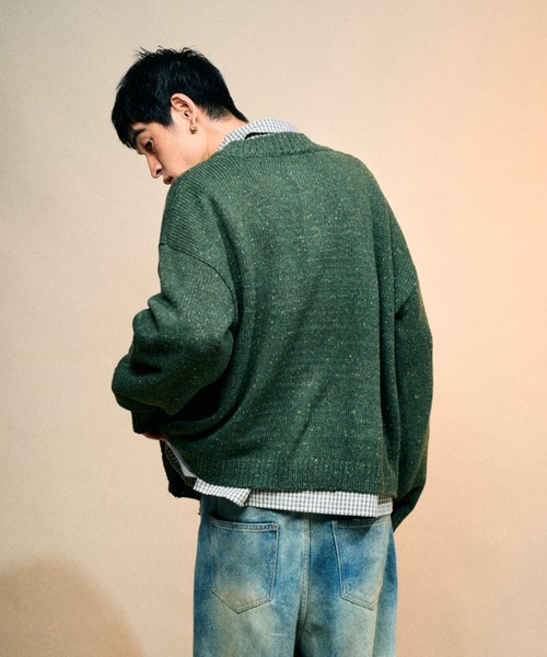 セール】No-collar cardigan/ノーカラーカーディガン（カーディガン