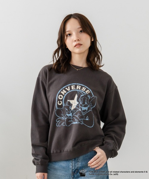 CONVERSE(コンバース)の「【CONVERSE/コンバース】×【TOM AND JERRY/トムとジェリー】オーバーサイズ プリント スウェットトレーナー(スウェット・レディース・ブラック系その他2/ベージュ系その他/ベージュ系その他2/ブラック系その他・LARGE/MEDIUM)」の7枚目の写真