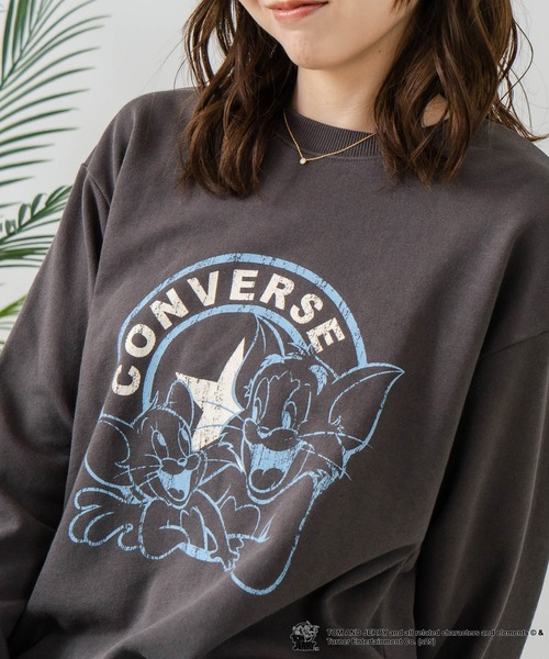 CONVERSE(コンバース)の「【CONVERSE/コンバース】×【TOM AND JERRY/トムとジェリー】オーバーサイズ プリント スウェットトレーナー(スウェット・レディース・ブラック系その他2/ベージュ系その他/ベージュ系その他2/ブラック系その他・LARGE/MEDIUM)」の12枚目の写真