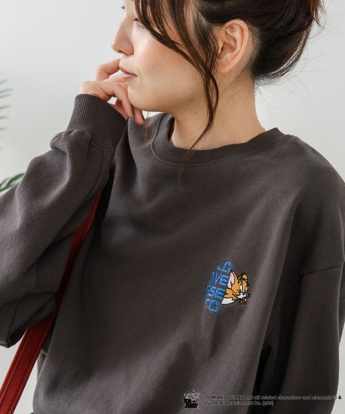 CONVERSE(コンバース)の「【CONVERSE/コンバース】×【TOM AND JERRY/トムとジェリー】オーバーサイズ プリント スウェットトレーナー(スウェット・レディース・ブラック系その他2/ベージュ系その他/ベージュ系その他2/ブラック系その他・LARGE/MEDIUM)」の18枚目の写真