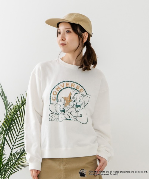 CONVERSE(コンバース)の「【CONVERSE/コンバース】×【TOM AND JERRY/トムとジェリー】オーバーサイズ プリント スウェットトレーナー(スウェット・レディース・ブラック系その他2/ベージュ系その他/ベージュ系その他2/ブラック系その他・LARGE/MEDIUM)」の21枚目の写真