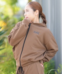 X-girl｜エックスガールのパーカー（ブラウン/茶色系）通販