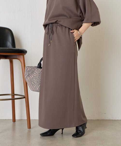 Jena espace merveilleux（ジェナ　エスパスメルヴェイユ）の「【2点セット/再入荷】レイヤードライクセットアップ（ワンピース・レディース・チャコールグレー/ベージュ・FREE）」の16枚目の写真