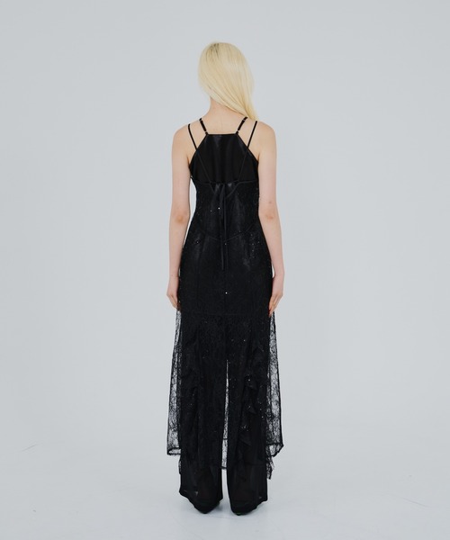 スパンコールレースレディドレス / sparkle lace lady dress（ドレス