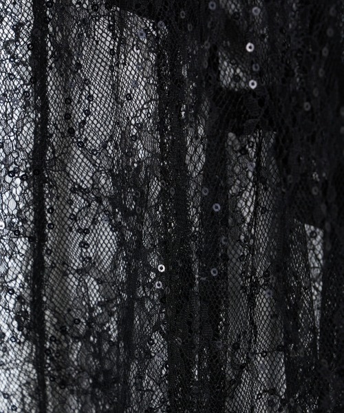 スパンコールレースレディドレス / sparkle lace lady dress（ドレス