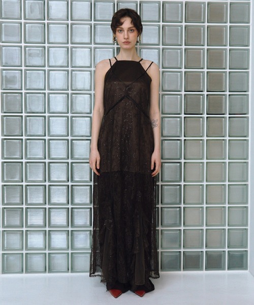 スパンコールレースレディドレス / sparkle lace lady dress（ドレス