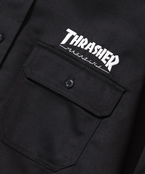 THRASHER(スラッシャー)の「【THRASHER/スラッシャー】長袖 ツイルワークシャツ(シャツ/ブラウス・メンズ・ダークグリーン/ブラック/ベージュ・M/L/XL)」の14枚目の写真