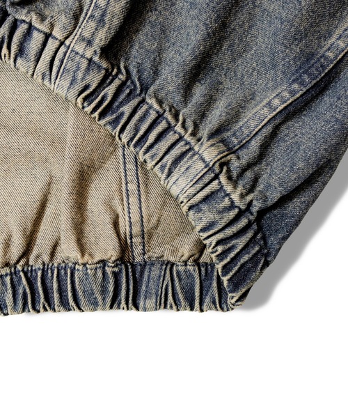 JACKROSE(ジャックローズ)の「JE-SELECT-加工フードデニムJKT(デニムジャケット・メンズ・ブラック系/インディゴブルー・FREE)」の4枚目の写真