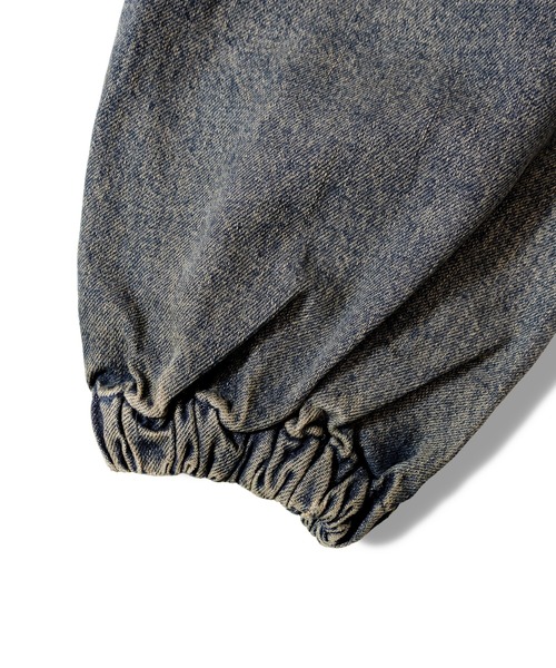 JACKROSE(ジャックローズ)の「JE-SELECT-加工フードデニムJKT(デニムジャケット・メンズ・ブラック系/インディゴブルー・FREE)」の3枚目の写真