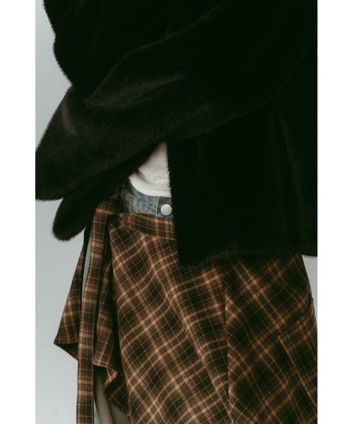 Knuth Marf（クヌースマーフ）の「point collar fur coat（その他アウター・レディース・ブラウン/ブラック・FREE）」の16枚目の写真