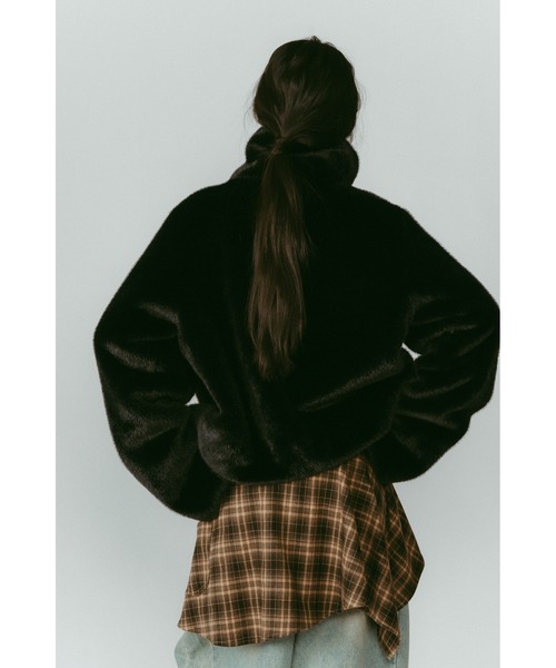 Knuth Marf（クヌースマーフ）の「point collar fur coat（その他アウター・レディース・ブラウン/ブラック・FREE）」の12枚目の写真