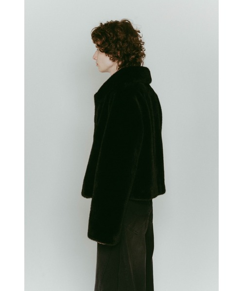 point collar fur coat（その他アウター）｜Knuth Marf