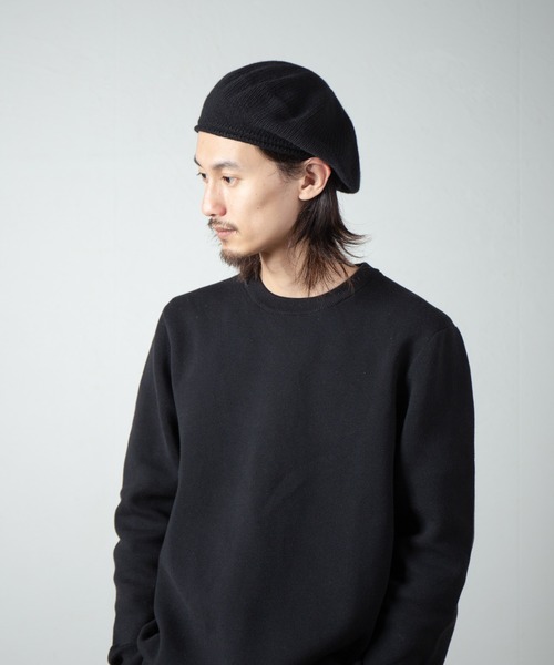 RACAL（ラカル）の「Soft Wool Knit Beret Tam / ソフトウールニットタムベレー（ニットキャップ/ビーニー・メンズ・ネイビー/ブラック/グレー/オフホワイト/ブラウン・FREE）」の19枚目の写真