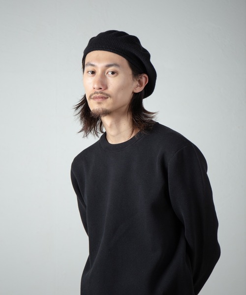RACAL（ラカル）の「Soft Wool Knit Beret Tam / ソフトウールニットタムベレー（ニットキャップ/ビーニー・メンズ・ネイビー/ブラック/グレー/オフホワイト/ブラウン・FREE）」の21枚目の写真