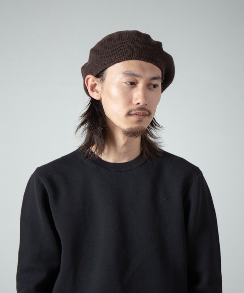 RACAL（ラカル）の「Soft Wool Knit Beret Tam / ソフトウールニットタムベレー（ニットキャップ/ビーニー・メンズ・ネイビー/ブラック/グレー/オフホワイト/ブラウン・FREE）」の22枚目の写真