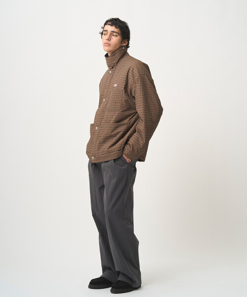 ジャケット・アウター MEN'S NYLON TUSSAH WORK JACKET PLAID MEN'S NYLON TUSSAH WORK JACKET PLAID（ブルゾン）｜DANTON（ダントン