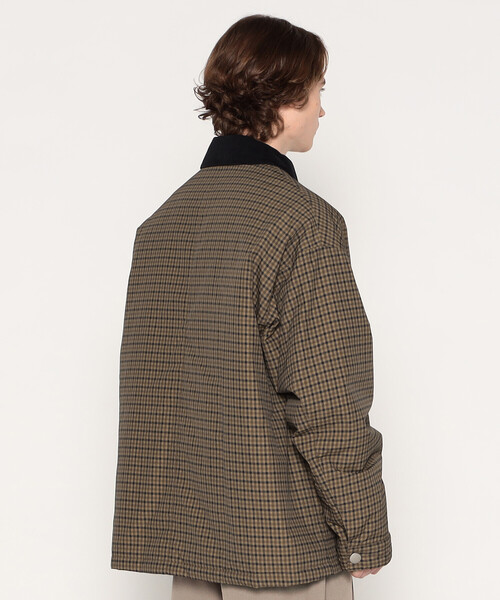 ジャケット・アウター MEN'S NYLON TUSSAH WORK JACKET PLAID MEN'S NYLON TUSSAH WORK JACKET PLAID（ブルゾン）｜DANTON（ダントン