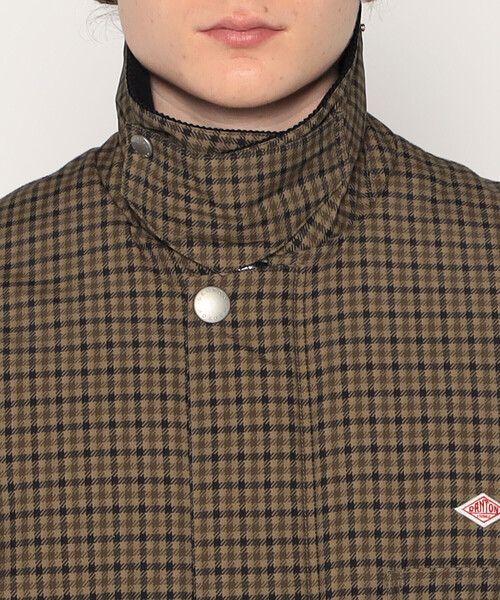 MEN'S NYLON TUSSAH WORK JACKET PLAID（ブルゾン）｜DANTON（ダントン