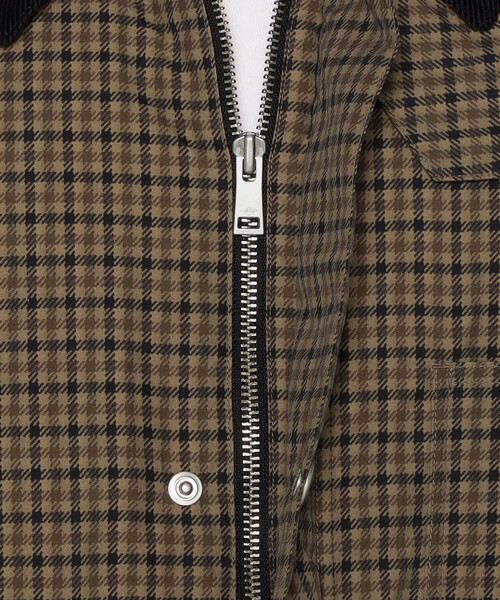 DANTON(ダントン)の「MEN'S NYLON TUSSAH WORK JACKET PLAID(ブルゾン・メンズ・ブラウン系その他・38/42/40/44)」の16枚目の写真