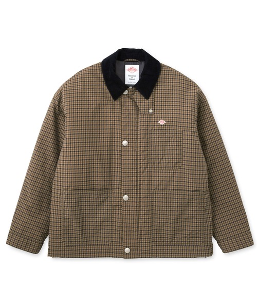 MEN'S NYLON TUSSAH WORK JACKET PLAID（ブルゾン）｜DANTON（ダントン