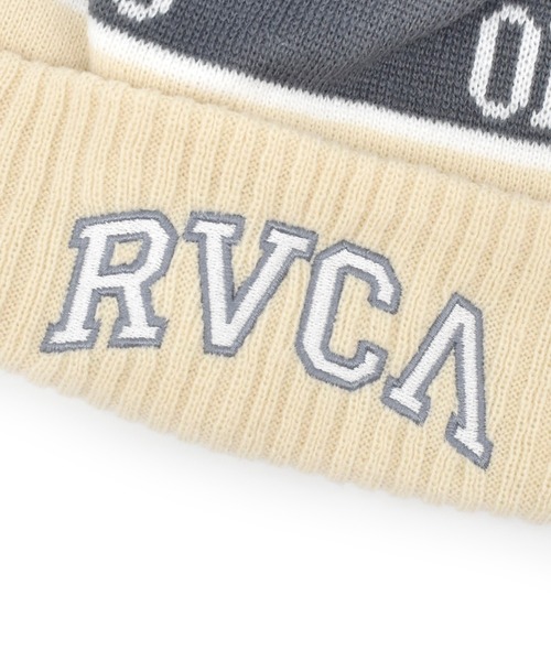 RVCA（ルーカ）の「RVCA/ルーカ ビーニー 2WAY HITTER BEANIE BF042-906（ニットキャップ/ビーニー・メンズ・カーキオリーブ/ブラック/アイボリー・FREE）」の5枚目の写真