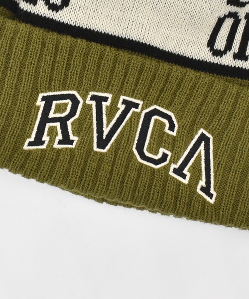 RVCA（ルーカ）の「RVCA/ルーカ ビーニー 2WAY HITTER BEANIE BF042-906（ニットキャップ/ビーニー・メンズ・カーキオリーブ/ブラック/アイボリー・FREE）」の9枚目の写真