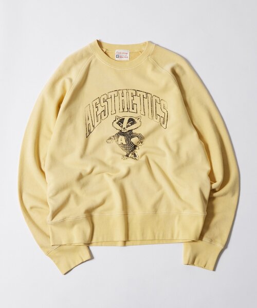 WHO'S WHO gallery（フーズフーギャラリー）の「【FromVintage】アニマルスウェット（スウェット・メンズ・チャコールグレー/サックスブルー/イエロー/バーガンディー・X-SMALL/SMALL/MEDIUM）」の3枚目の写真