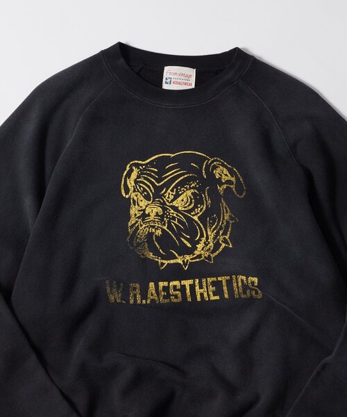 WHO'S WHO gallery（フーズフーギャラリー）の「【FromVintage】アニマルスウェット（スウェット・メンズ・チャコールグレー/サックスブルー/イエロー/バーガンディー・X-SMALL/SMALL/MEDIUM）」の10枚目の写真