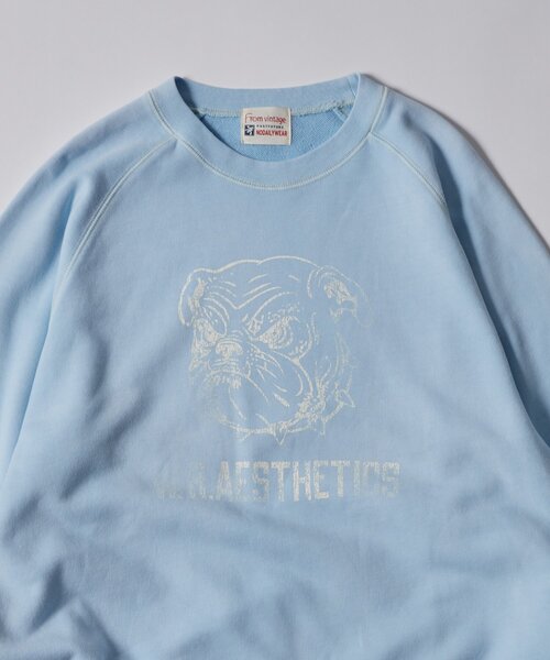 WHO'S WHO gallery（フーズフーギャラリー）の「【FromVintage】アニマルスウェット（スウェット・メンズ・チャコールグレー/サックスブルー/イエロー/バーガンディー・X-SMALL/SMALL/MEDIUM）」の13枚目の写真