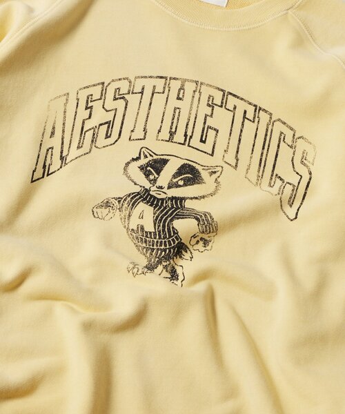 WHO'S WHO gallery（フーズフーギャラリー）の「【FromVintage】アニマルスウェット（スウェット・メンズ・チャコールグレー/サックスブルー/イエロー/バーガンディー・X-SMALL/SMALL/MEDIUM）」の7枚目の写真