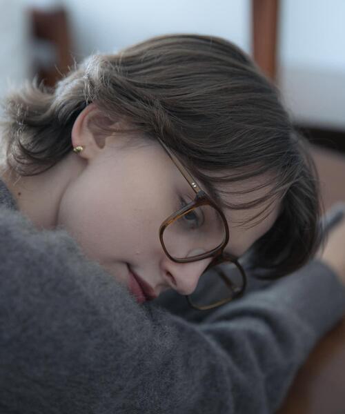 KANEKO OPTICAL（カネコオプティカル）の「『別注』KANEKO OPTICAL×URBAN RESEARCH　スクエアクリアUVレンズ（メガネ・レディース・オリーブ/ブラウン・-）」の12枚目の写真