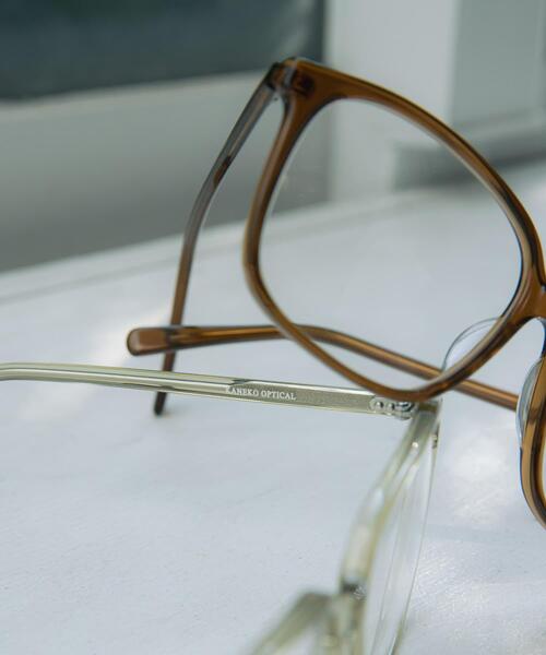 別注』KANEKO OPTICAL×URBAN RESEARCH スクエアクリアUVレンズ