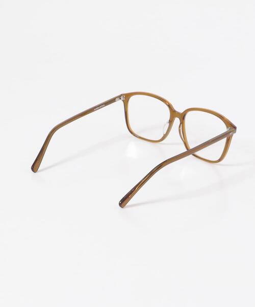 KANEKO OPTICAL（カネコオプティカル）の「『別注』KANEKO OPTICAL×URBAN RESEARCH　スクエアクリアUVレンズ（メガネ・レディース・オリーブ/ブラウン・-）」の5枚目の写真