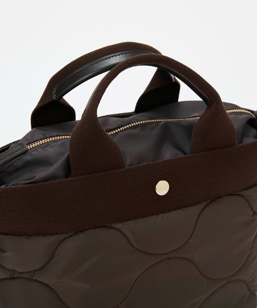 Breath TOPKAPI(ブレストプカピ)の「【Breath TOPKAPI】RIPPLE リプル キルティング B5 トートバッグ / 撥水 / 軽量(トートバッグ・レディース・ブラック/カーキ/ブラウン・FREE)」の11枚目の写真