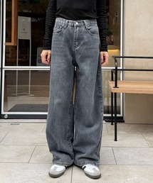 LE MORE（リモア）の「【選べる4サイズ！！】ベーシックセミワイドストレートデニム（デニムパンツ）」