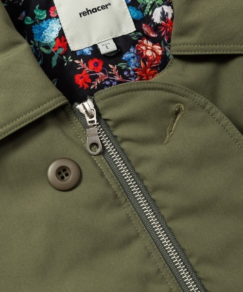 rehacer(レアセル)の「rehacer : Short Mods Jacket / ショートモッズジャケット(ミリタリージャケット・メンズ・ブラック/カーキ・SMALL/MEDIUM/LARGE)」の11枚目の写真