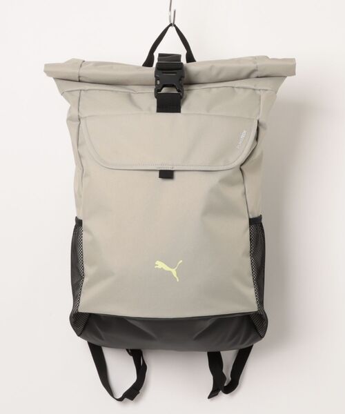 PUMA（プーマ）の「《PUMA》PUMATECH ﾛｰﾙﾄｯﾌﾟﾊﾞｯｸﾊﾟ（バックパック/リュック・メンズ・ブラック/ブラウン系その他・フリー）」の2枚目の写真