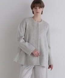 LE PHIL新品⭐️日本製ウールジャージーボンディングジャケットノーカラーコート LE PHIL｜ル フィルのノーカラージャケット通販 - ZOZOTOWN