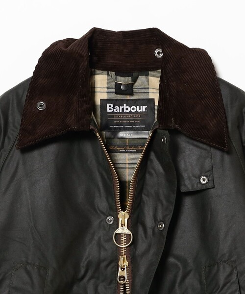 BEAMS F(ビームスエフ)の「Barbour / BEDALE レギュラーフィット ワックス ジャケット(ブルゾン・メンズ・オリーブ・34/36/38/40)」の4枚目の写真