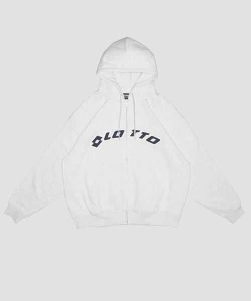 LOTTO（ロット）の「LOTTO　ARCH LOGO ZIP HOODIE（スウェット・メンズ・グレー/ブラック/ネイビー・X-LARGE/LARGE/XX-LARGE/MEDIUM）」の4枚目の写真