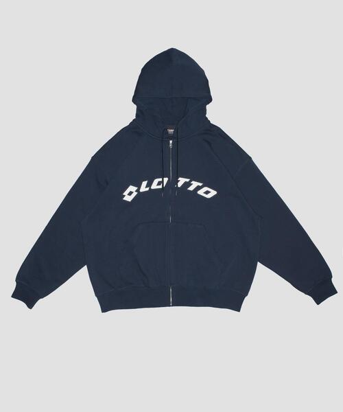LOTTO（ロット）の「LOTTO　ARCH LOGO ZIP HOODIE（スウェット・メンズ・グレー/ブラック/ネイビー・X-LARGE/LARGE/XX-LARGE/MEDIUM）」の6枚目の写真