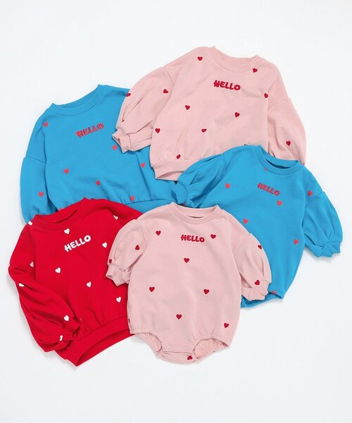 BREEZE（ブリーズ）の「【リンク/ジュニア対応】タックいっぱいトレーナー（スウェット・キッズ・ブルー/ベビーピンク/レッド・80/90/100/110/120/130/140）」の18枚目の写真