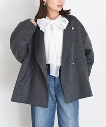 リバー仕立てハーフコート