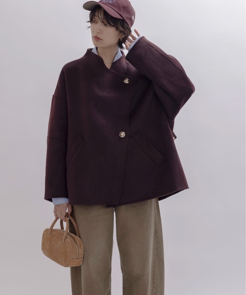 リバー仕立てハーフコート Eimee Law│Eimee Law & LHELBIE 公式